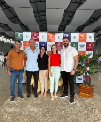 Presidente da AMUNOR participa da abertura das comemorações de Maximiliano de Almeida