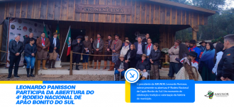 Leonardo Panisson participa da abertura do 4º Rodeio Nacional de Capão Bonito do Sul